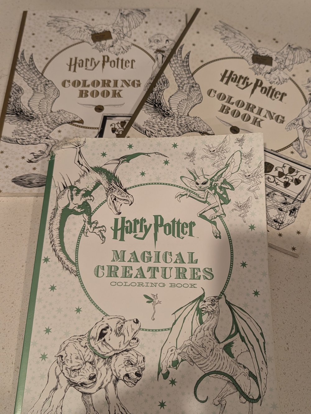 Harry Potter Magical Creatures Coloring Books